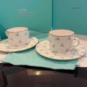 Tco tea cup and saucer set of two